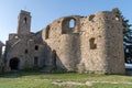 Ruins of church destroyed by earthquake