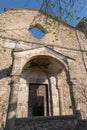 Ruins of church destroyed by earthquake