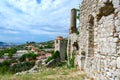 Ruins of church of St. Catherine and clock tower, Bar, Montenegro Royalty Free Stock Photo