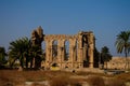 Ruins of Church of St. George of the Latins at Famagusta, Cyprus Royalty Free Stock Photo