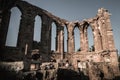 Ruins of the Church of St. George`s of the Latins. Famagusta, Cy Royalty Free Stock Photo