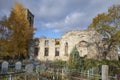 Ruins of the church of St. Nicholas the Wonderworker (1770-1778). Russko-Vysotskoe. Leningrad region