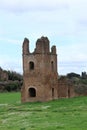 Ruins from Circo di Massenzio in Via Apia Antica at Roma