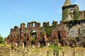 Ruins of the CisterciÃÂ«nzer Abbey of Auine.Belgium