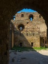 Ruins of the citadel of the Bilhorod-Dnistrovskyi fortress Royalty Free Stock Photo