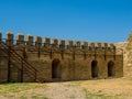 Ruins of the citadel of the Bilhorod-Dnistrovskyi fortress Royalty Free Stock Photo