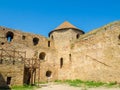 Ruins of the citadel of the Bilhorod-Dnistrovskyi fortress Royalty Free Stock Photo