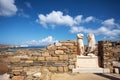 Ruins of Cleopatra House in Delos, Greece