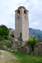 Ruins of clock tower in Old Bar, Montenegro Royalty Free Stock Photo