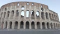 Ruins of Colosseum or Amphitheatrum Flavium largest amphitheater in the world an heritage of ancient Rome time