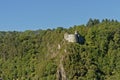 Ruins of crevecoeur castle in Bouvigne sur Meuse