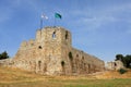 Ruins of crusaders castle Royalty Free Stock Photo