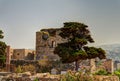 Ruins of crusaders fort in Byblos, Jubayl, Lebanon Royalty Free Stock Photo