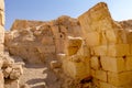 Ruins of crusaders Shobak Castle, Jordan Royalty Free Stock Photo