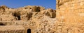 Ruins of crusaders Shobak Castle, Jordan Royalty Free Stock Photo