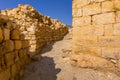 Ruins of crusaders Shobak Castle, Jordan Royalty Free Stock Photo