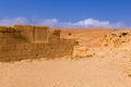 Ruins of crusaders Shobak Castle, Jordan Royalty Free Stock Photo