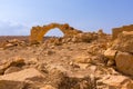 Ruins of crusaders Shobak Castle, Jordan Royalty Free Stock Photo