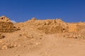 Ruins of crusaders Shobak Castle, Jordan Royalty Free Stock Photo