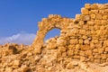 Ruins of crusaders Shobak Castle, Jordan Royalty Free Stock Photo