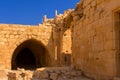 Ruins of crusaders Shobak Castle, Jordan Royalty Free Stock Photo