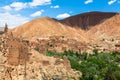 Ruins in Dades valley, Morocco Royalty Free Stock Photo
