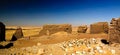 Ruins of Deir Al Kashef coptic monastery and temple,Kharga oasis, Egypt