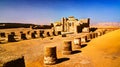 Ruins of Deir el-Haggar temple, Kharga oasis, Egypt