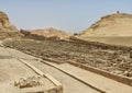 Ruins of the Deir el-Medina, an ancient egyptian village located on the west bank of the Nile, opposite Luxor.