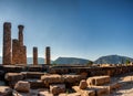 Impressions of the famous ancient site of Delphi in Northern Greece Royalty Free Stock Photo