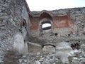 The ruins of Deva Fortress, Romania