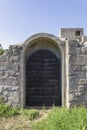 Ruins of the Domos monastery church at the Danube bend in Hungary