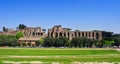 Ruins of the Domus Augustana on Palatine Hill in Rome, Italy