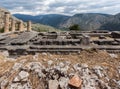 Temple of Apollo at Delphi Royalty Free Stock Photo
