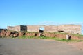 Ruins of Dunbar castle in East Lothian Central Scotland