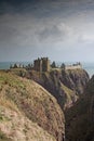 The ruins of Dunnottar Castle, Scotland Royalty Free Stock Photo
