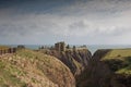 The ruins of Dunnottar Castle, Scotland Royalty Free Stock Photo