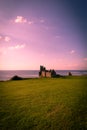 Ruins of Dunure Castle, Ayrshire, Scotland, UK