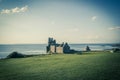 Ruins of Dunure Castle, Ayrshire, Scotland, UK