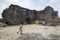 The ruins of the Dutch Fort on Delft Island in the Jaffna region of northern Sri Lanka.