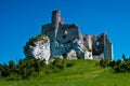 Ruins of Eagle Nest castle in Mirow, Poland Royalty Free Stock Photo