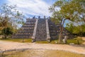 Ruins of El Osario pyramid, Chichen Itza, Yucatan, Mexico, Maya civilization