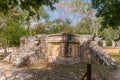 Ruins of El Osario pyramid, Chichen Itza, Yucatan, Mexico, Maya civilization