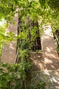 Ruins of electrical station on Hockanum River in Manchester, Connecticut.