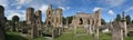 Ruins of Elgin Cathedral in Edlin in nortern Scotland