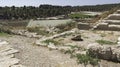 Ruins of Entrance Courtyard and Rooms at Tel Lakhish in Israel