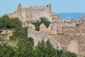 Ruins of the episcopal residence, tuscania Royalty Free Stock Photo