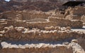 Ruins of antique village Qumran excavated by archaeologists