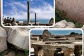 The ruins of the famous Carthage (Tunisia) an ancient Phoenician city, one of the most important Punic colonies