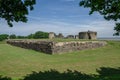 The ruins of Flint Castle